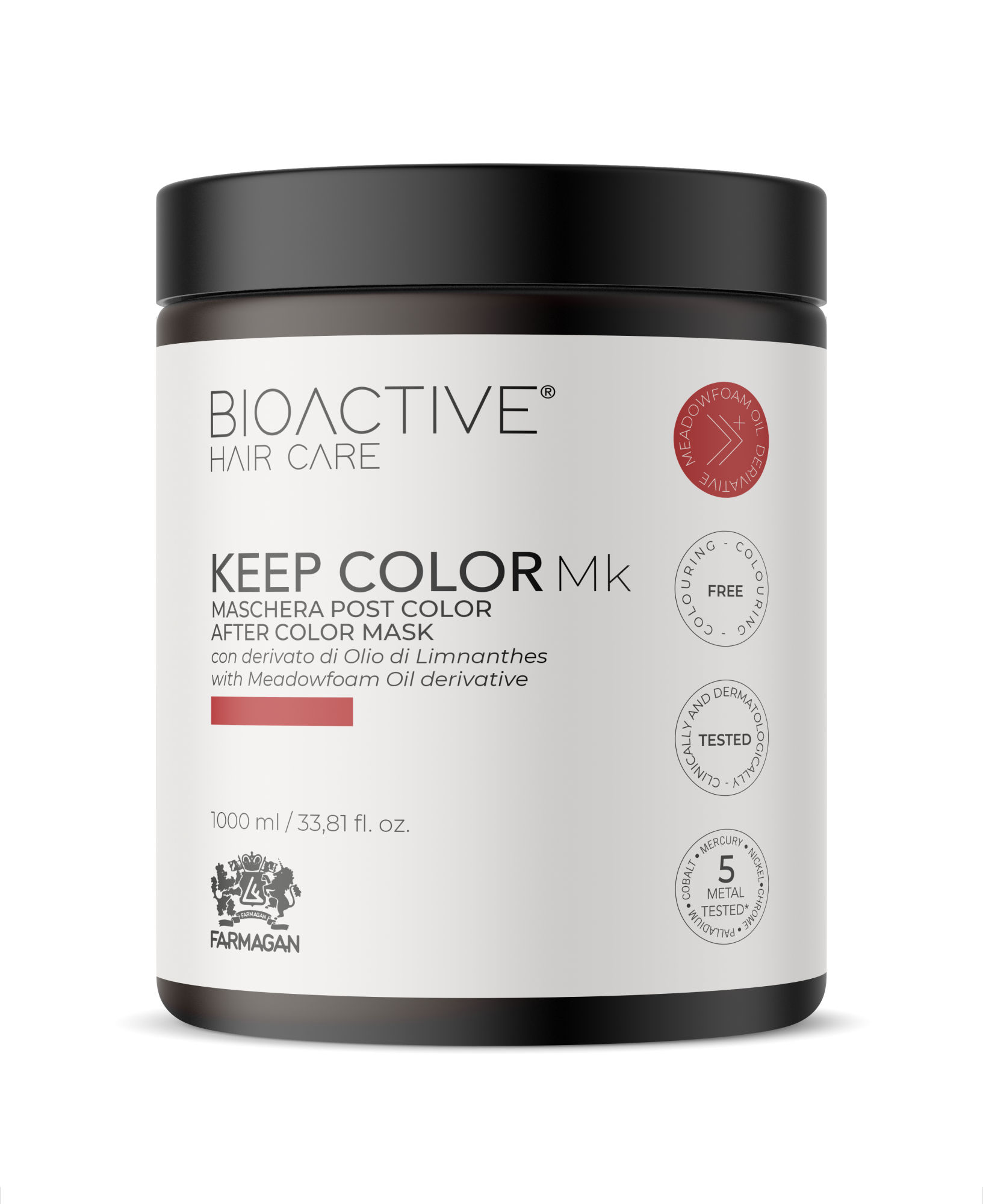 F38V00155 BIOACTIVE KEEP COLOR Маска для окрашенных волос, 1000 мл