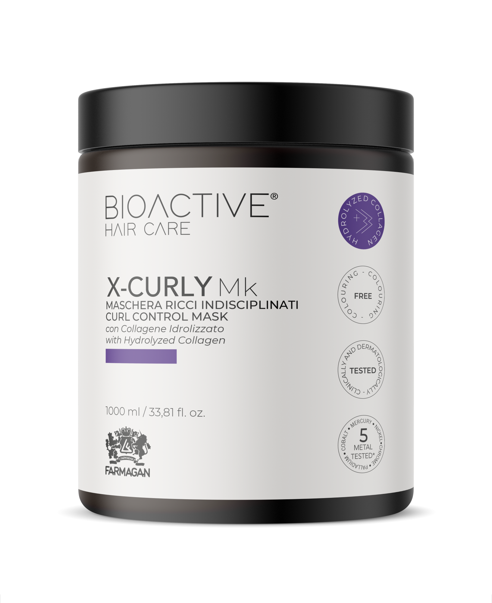 F38V00245 BIOACTIVE X-CURLY Маска для вьющихся волос, 1000 мл